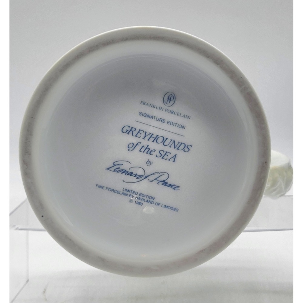 "Greyhounds Of The Sea" Stein By Leonard J Pearce Haviland Of Limoges 1983 - Picture 9 of 12